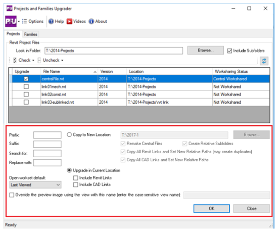 PFU Upgrade Functions