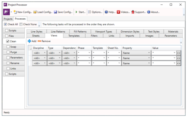 Project Processor Tasks